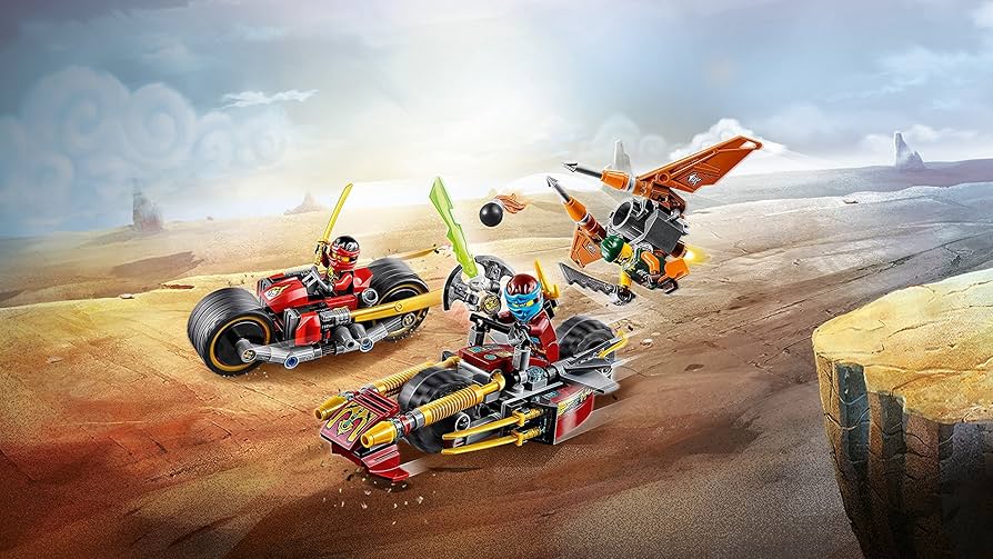 DISCO - #70600 LEGO Ninja Bike Chase [Ninjago], Building